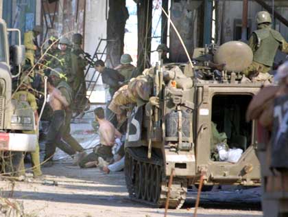 Westbank: Israelische Soldaten verhaften pal&auml;stinensische K&auml;mpfer in Dschenin